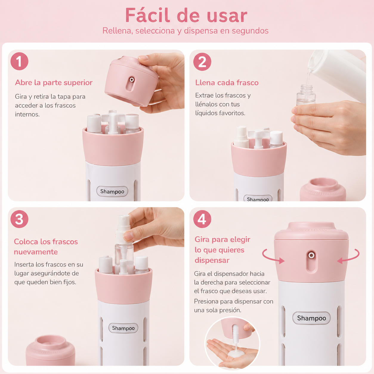 Dispensador 4 en 1