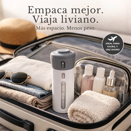 Dispensador Viajero 4 En 1  botellas de viaje portátiles