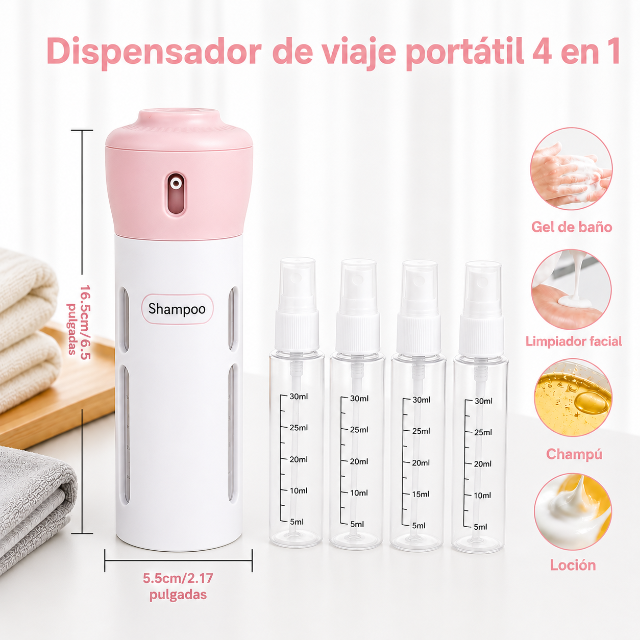 Dispensador 4 en 1